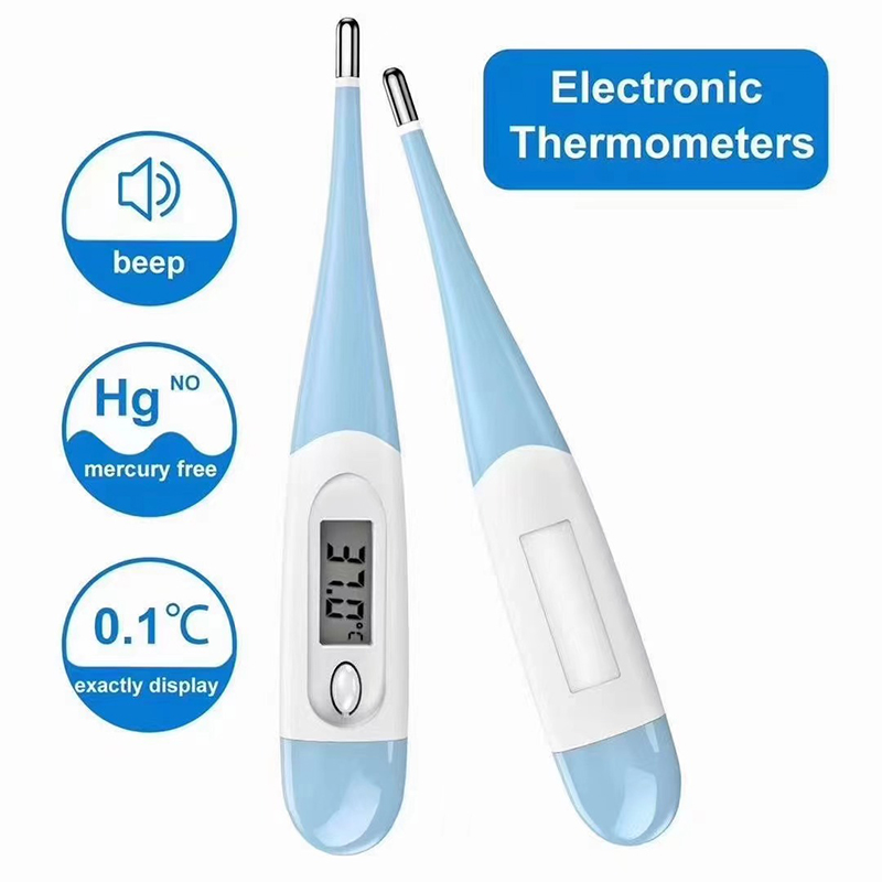 Colorful Oral Thermometer for Adults and Kids of Medical Grade with Soft Tip
