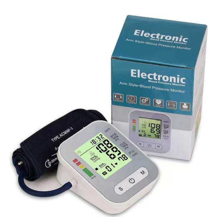 Digital Upper Arm Blood Pressure Monitor Health Care Sphygmomanometer 