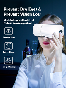 New 2 Layers Airbag Wireless Portable Foldable Multi Modes Graphene Heating Compress Vibrating Eye Massager