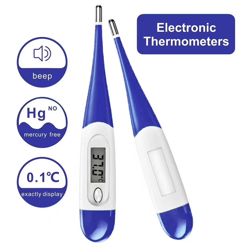 Colorful Oral Thermometer for Adults and Kids of Medical Grade with Soft Tip