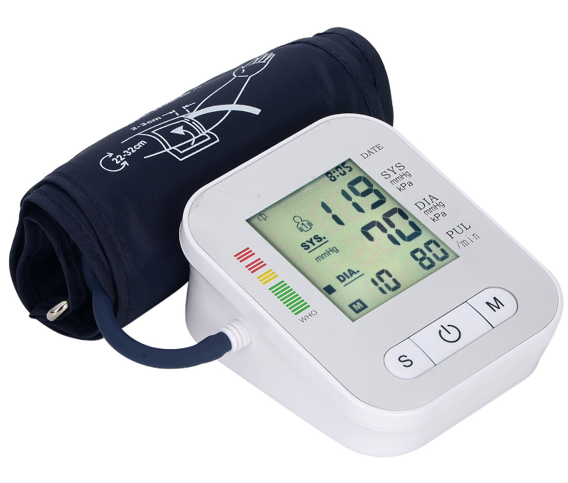 Upper Arm Blood Pressure Monitor with LCD display screen
