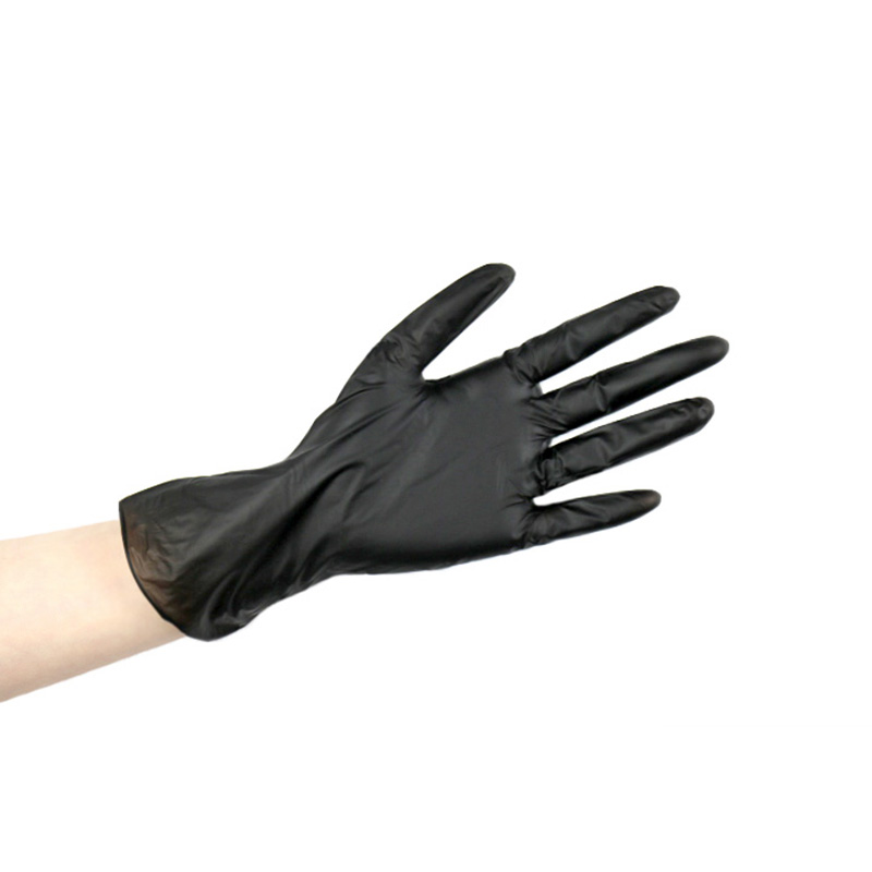 Cooking Food Grade Black Protective Disposable Gloves
